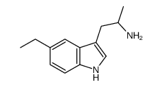 1H-Indole-3-ethanamine,5-ethyl-alpha-methyl-(9CI)结构式