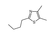 2-butyl-4,5-dimethyl thiazole结构式