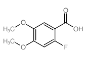 2-Fluoro-4,5-dimethoxybenzoic acid Structure