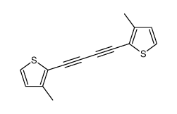 1,4-bis(3-methyl-2-thienyl)butadiyne Structure