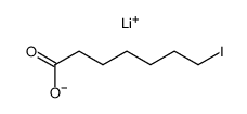 lithium salt of 7-iodoheptanoic acid Structure