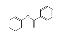 1-(cyclohexen-1-yloxy)ethenylbenzene Structure