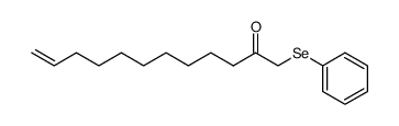 1-phenylseleno-11-dodecen-2-one Structure