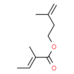 3-methyl-3-butenyl 2-methylcrotonate Structure