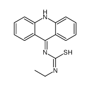 1-acridin-9-yl-3-ethylthiourea结构式