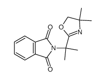 2-(2-N-phthalimidopropan-2-yl)-4,4-dimethyl-4,5-dihydrooxazole Structure