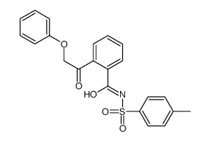 N-(4-methylphenyl)sulfonyl-2-(2-phenoxyacetyl)benzamide Structure