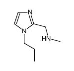 Methyl-(1-propyl-1 H -imidazol-2-ylmethyl)-amine结构式