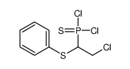 dichloro-(2-chloro-1-phenylsulfanylethyl)-sulfanylidene-λ5-phosphane Structure