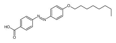 4-[(4-octoxyphenyl)diazenyl]benzoic acid结构式