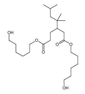 bis(6-hydroxyhexyl) 3-(2,4-dimethylpentan-2-yl)hexanedioate结构式