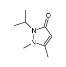 3H-Pyrazol-3-one,1,2-dihydro-1,5-dimethyl-2-(1-methylethyl)-结构式