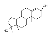 17-Methyl-4-androstene-3α,17α-diol Structure