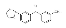 3-(1,3-DIOXOLAN-2-YL)-3'-METHYLBENZOPHENONE picture