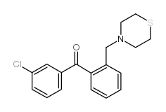 3'-CHLORO-2-THIOMORPHOLINOMETHYL BENZOPHENONE picture