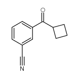 3-CYANOPHENYL CYCLOBUTYL KETONE Structure