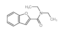 N,N-diethylbenzofuran-2-carboxamide structure