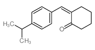 (2Z)-2-[(4-propan-2-ylphenyl)methylidene]cyclohexan-1-one结构式