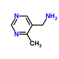 1-(4-Methyl-5-pyrimidinyl)methanamine结构式