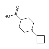 1-cyclobutylpiperidine-4-carboxylic acid结构式