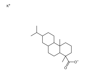 potassium tetradecahydro-7-isopropyl-1,4a-dimethylphenanthren-1-carboxylate Structure