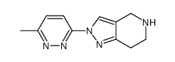 2-(6-methylpyridazin-3-yl)-4,5,6,7-tetrahydropyrazolo[4,3-c]pyridine Structure