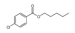 Benzoic acid, 4-chloro-, pentyl ester结构式