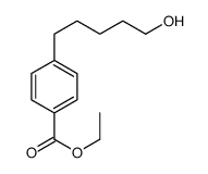 ethyl 4-(5-hydroxypentyl)benzoate结构式