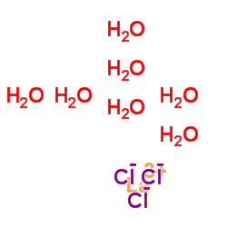 氯化镧,七水结构式
