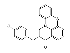 2-(4-chloro-benzyl)-1,2-dihydro-pyrido[3,2,1-kl]phenothiazin-3-one Structure