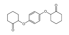 2,2'-p-phenylenedioxy-bis-cyclohexanone结构式