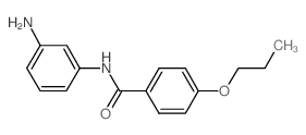 N-(3-Aminophenyl)-4-propoxybenzamide Structure