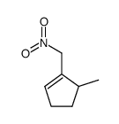 5-methyl-1-(nitromethyl)cyclopentene Structure