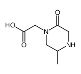 2-(5-methyl-2-oxopiperazin-1-yl)acetic acid Structure