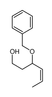 3-phenylmethoxyhex-4-en-1-ol结构式