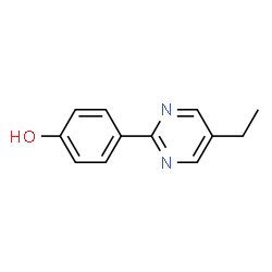 Phenol, 4-(5-ethyl-2-pyrimidinyl)- (9CI)结构式