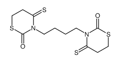 3-[4-(2-oxo-4-sulfanylidene-1,3-thiazinan-3-yl)butyl]-4-sulfanylidene-1,3-thiazinan-2-one结构式