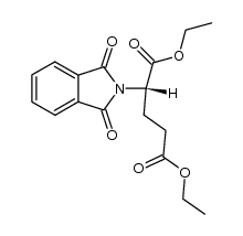 diethyl N,N-phtaloyl-L-glutamic acid Structure