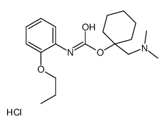 [1-[(dimethylamino)methyl]cyclohexyl] N-(2-propoxyphenyl)carbamate,hydrochloride Structure