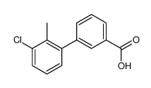 3-Chloro-2-methylbiphenyl-3-carboxylic acid structure