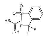 2-{[2-(Trifluoromethyl)phenyl]sulfonyl}ethanethioamide Structure