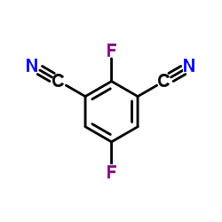 2,5-Difluoro-1,3-dicarbonitrile Structure