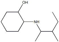 2-((3-methylpentan-2-yl)amino)cyclohexan-1-ol Structure