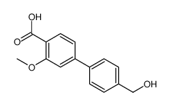 4-[4-(hydroxymethyl)phenyl]-2-methoxybenzoic acid结构式