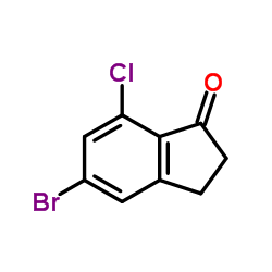 5-Bromo-7-chloro-2,3-dihydro-1H-inden-1-one picture