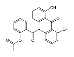 10-acetylsalicyldithranol structure