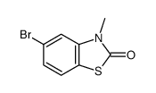 5-bromo-3-methyl-1,3-benzothiazol-2-one Structure