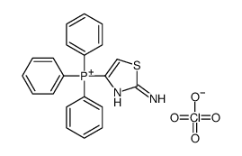 (2-amino-1,3-thiazol-4-yl)-triphenylphosphanium,perchlorate Structure