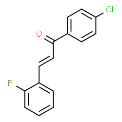 (E)-1-(4-CHLOROPHENYL)-3-(2-FLUOROPHENYL)-2-PROPEN-1-ONE Structure