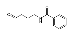 4-(benzoylamino)butanal Structure